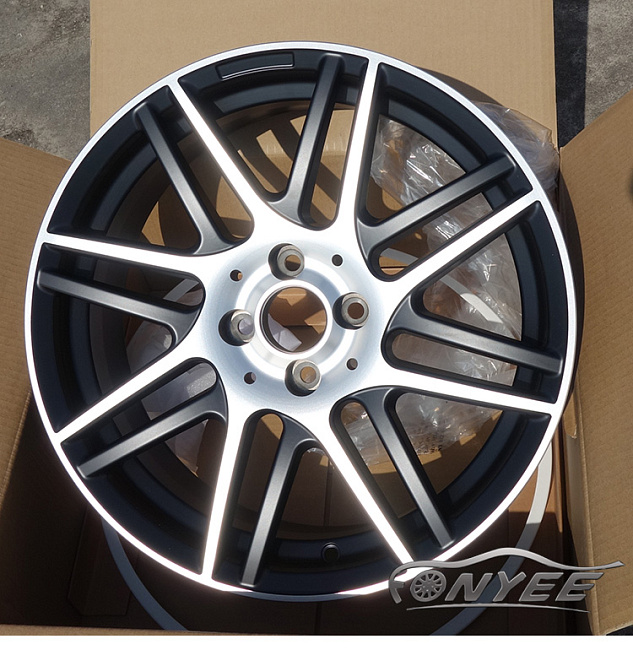 картинка Новые диски для Smart R17 4X100 ET43 J7 серебро + черный мат магазин  StreetTuning 