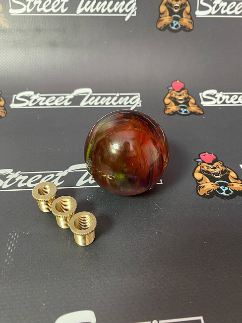 картинка Ручка переключения передач BALL (ШАР), микс цветной перламутр JDM магазин  StreetTuning 