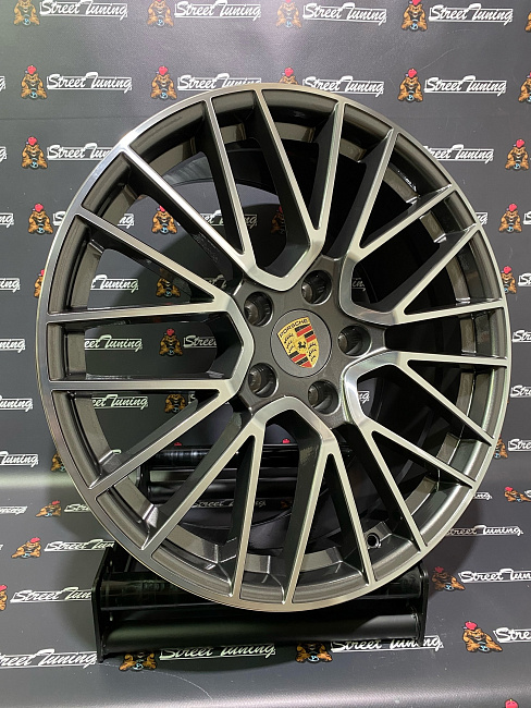 картинка Новые диски в стиле Porsche DWS PR-704 R20 J9.5 ET46 5X130 серые магазин  StreetTuning 