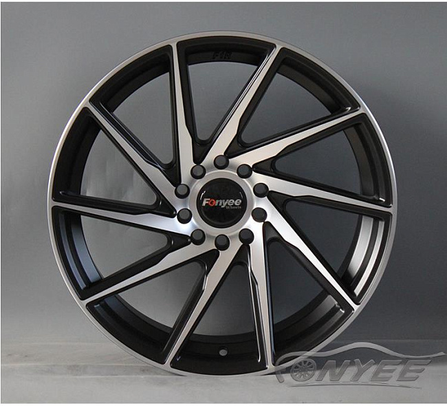 картинка Новые диски F1R F29 R18 5х120/114,3 ET38 J8,5 черный + серебро магазин  StreetTuning 