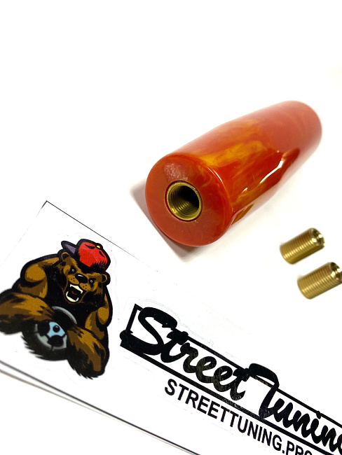 картинка Ручка КПП, цилиндр JDM 15 см, оранжевая магазин  StreetTuning 