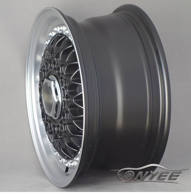 картинка Новые диски BBS RS R13 4X114,3/4X100 ET30 J6 черный глянец + полированная полка магазин  StreetTuning 