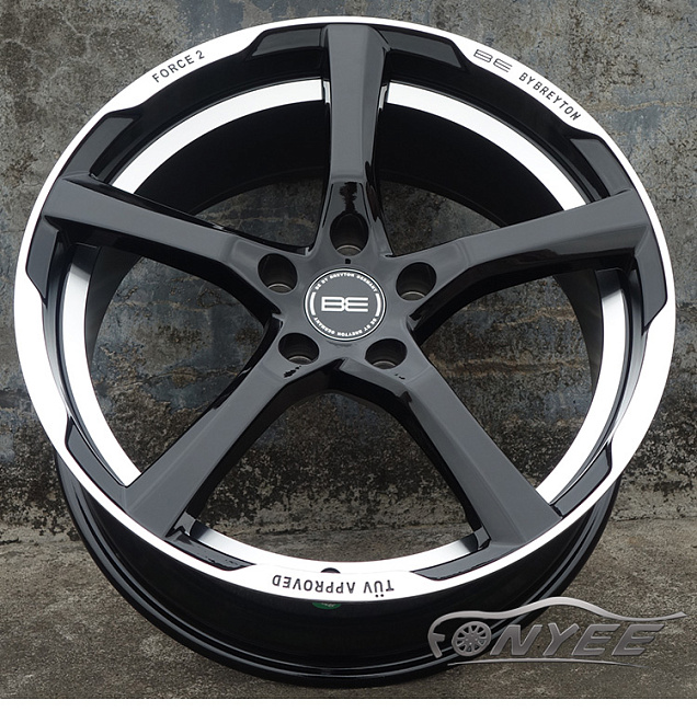 картинка Новые диски BE Breyton R18 5x112 ET35 J8 черные магазин  StreetTuning 