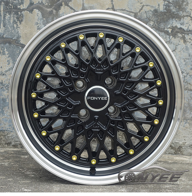 картинка Новые диски Fonyee 497 R15 4x100 ET28 J7,5 черные магазин  StreetTuning 