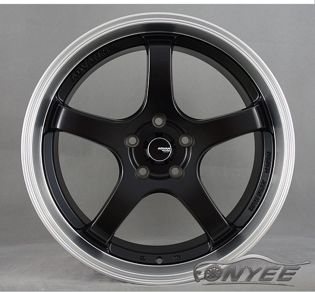 картинка Новые диски Advan GT R19 5x114,3 ET35 J9,5 черные магазин  StreetTuning 