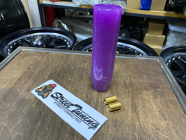 картинка Ручка КПП, цилиндр JDM 15 см, фиолетовая магазин  StreetTuning 