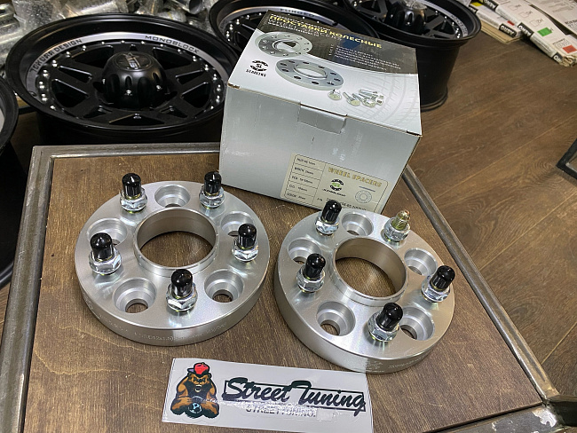 картинка Проставка Starleks 25 мм 5x108 12x1.5 цо 65.1 - Silver магазин  StreetTuning 