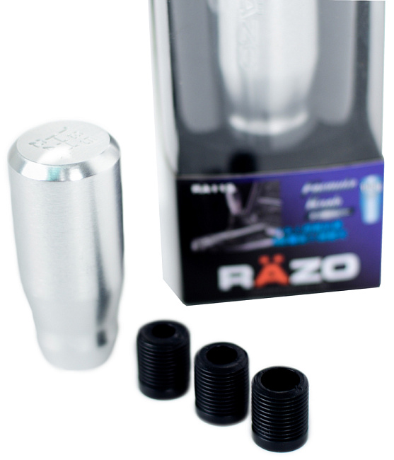 картинка Ручка КПП Razo Style, цвет- серебряный магазин  StreetTuning 