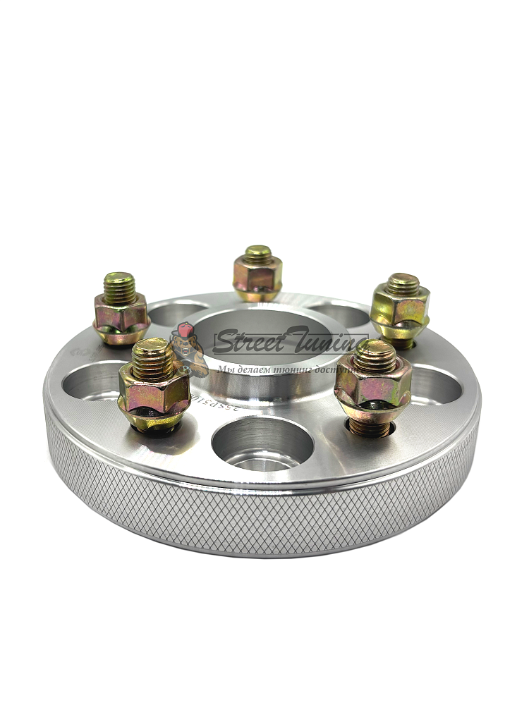 картинка Проставка Starleks 25 мм 5x108 12x1.5 цо 63,4 Silver от магазина  StreetTuning