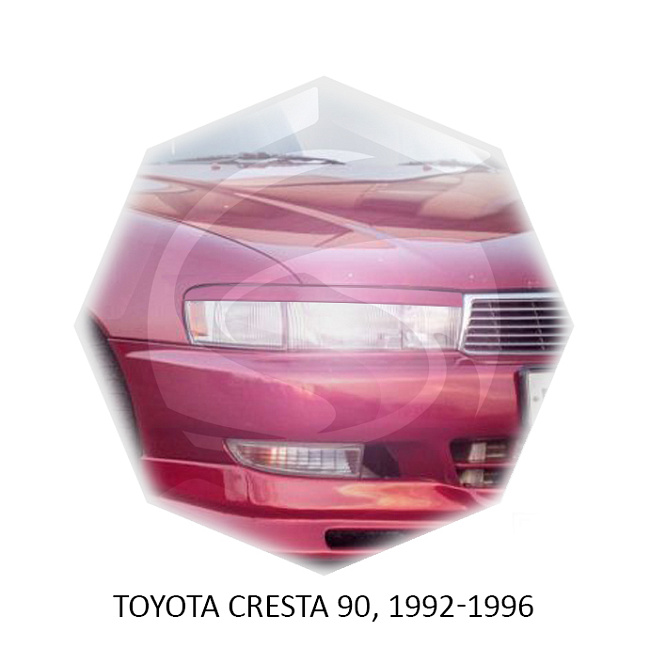 картинка Реснички на фары для  TOYOTA CRESTA  90 1992-1996г магазин  StreetTuning 