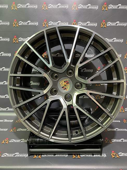 картинка Новые диски в стиле Porsche DWS PR-704 R20 J9.5 ET46 5X130 серые магазин  StreetTuning 