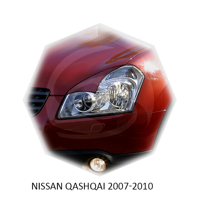 картинка Реснички на фары для  NISSAN QASHQAI 2007-2010г магазин  StreetTuning 