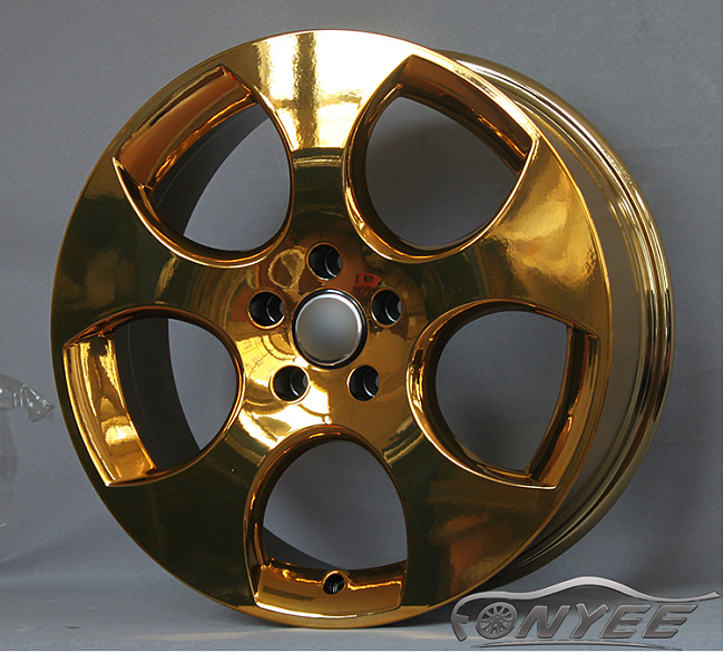 картинка Новые диски Volkswagen 5х112 ET45 J7,5 хром золото магазин  StreetTuning 