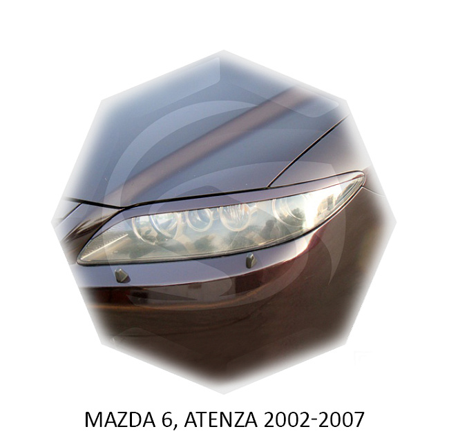 картинка Реснички на фары для  MAZDA 6, ATENZA 2002-2007г магазин  StreetTuning 