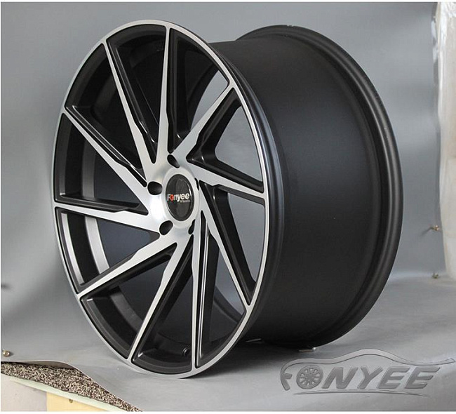 картинка Новые диски F1R F29 R20 5х120 ET38 J10 черный + серебро магазин  StreetTuning 