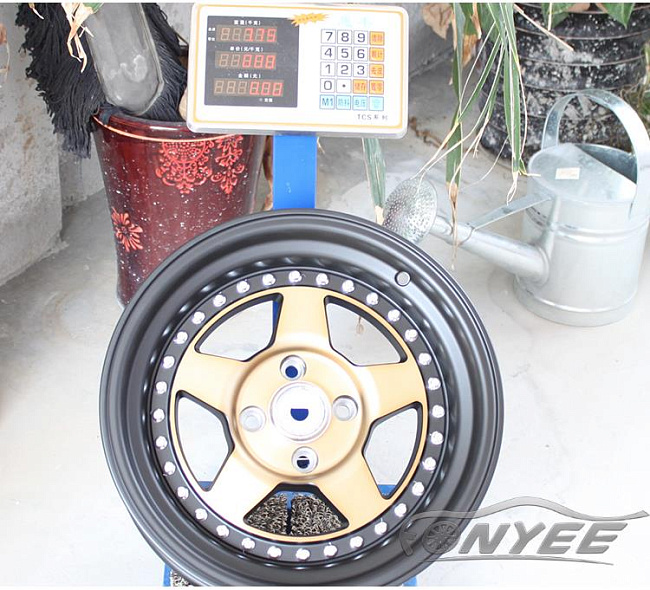 картинка Новые диски WORK Meister CR01 R15 4х100 ET15 J8,25 черный мат + бронза магазин  StreetTuning 