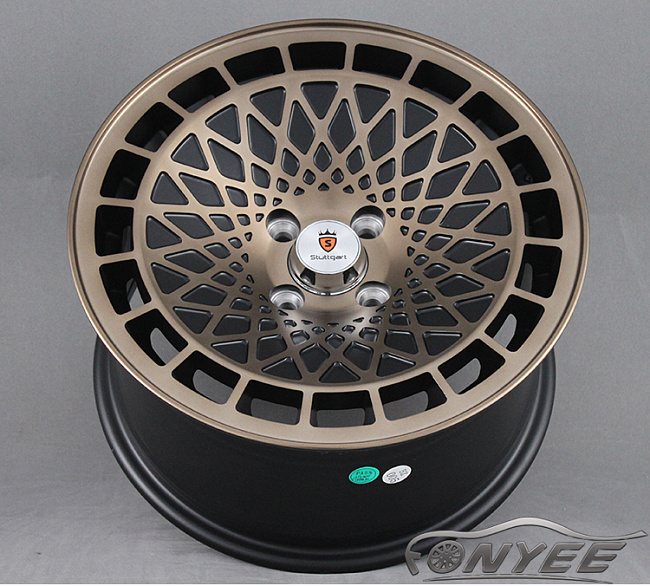 картинка Новые диски Stuttgart ST7 R15 4X100 ET25 J8, бронзовые магазин  StreetTuning 