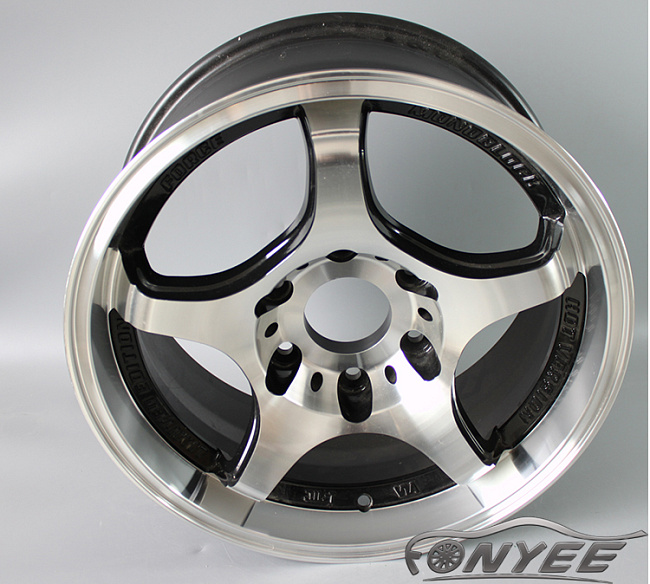 картинка Новые диски Monoblock A-TECH 6х139,7 ET25 J8 черные + серебро магазин  StreetTuning 