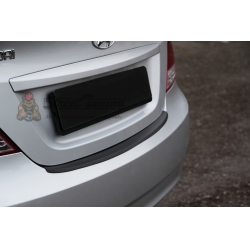 Hyundai Solaris (седан) 2010—2013 (l дорестайлинг) Накладка на задний бампер (2мм.)