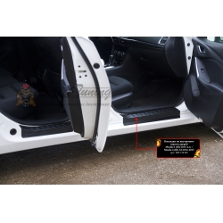 Mazda 6 2015-н.в. Накладки на внутренние пороги дверей
