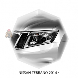 Реснички на фары для  NISSAN TERRANO 2013г-
