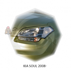 Реснички на фары для  KIA SOUL 2008-2014г