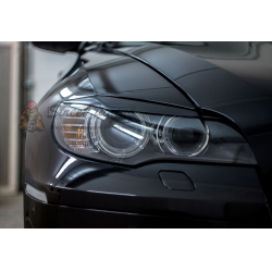 BMW X6 (E71) 2010—2014 Накладки на передние фары (реснички) компл.-2 шт.