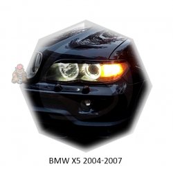 Реснички на фары для  BMW X5 2004-2007г