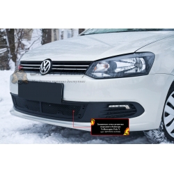 Volkswagen  Polo V 2009—2016 Защитная сетка решетки переднего бампера