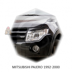 Реснички на фары для  MITSUBISHI PAJERO 1992-2000г