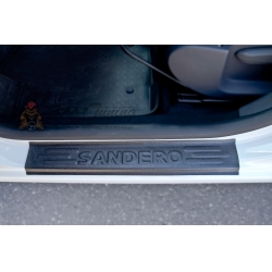Renault Sandero Stepway II 2014-н.в. Накладки на внутренние пороги дверей (4шт)