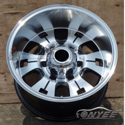 Новые диски XO wheels 2 R15 J8,5 ET-32 6x139,7 черный + серебро