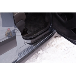 Peugeot Partner 2012-н.в. Накладки на внутренние пороги дверей (компл. - 2шт)