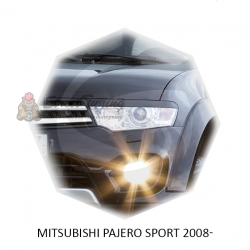 Реснички на фары для  MITSUBISHI PAJERO SPORT 2008-2016г