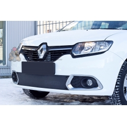 Renault Sandero II 2014—н.в Зимняя заглушка решетки переднего бампера