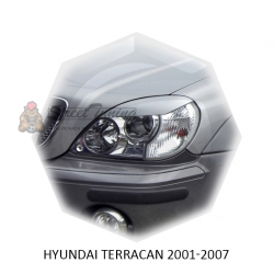 Реснички на фары для  HYUNDAI TERRACAN 2001-2007г