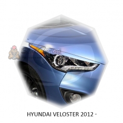 Реснички на фары для  HYUNDAI VELOSTER 2011-2016г