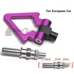 Буксировочный крюк "Стрелка" для европейских авто,фиолетовый