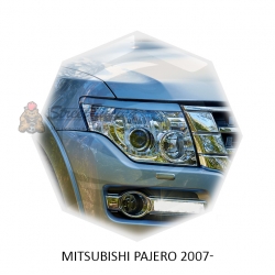 Реснички на фары для  MITSUBISHI PAJERO 2007г-