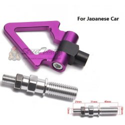 Буксировочный крюк "Стрелка" для японских авто, фиолетовый