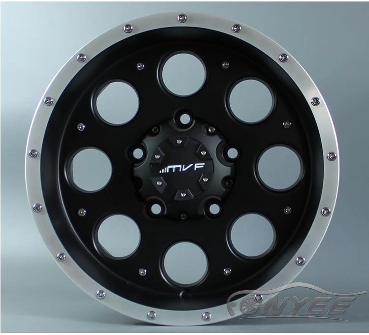 картинка Новые диски MVF-962 R16 6X139,7 ET-25 J8 черный мат + серебро от магазина  StreetTuning