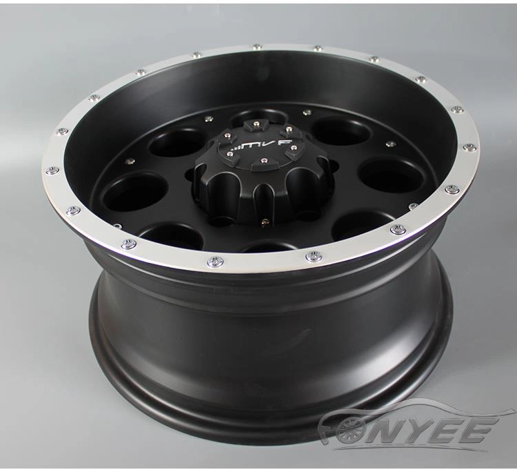 картинка Новые диски MVF-962 R16 6X139,7 ET-25 J8 черный мат + серебро от магазина  StreetTuning