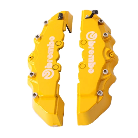 картинка Накладки на суппорта Brembo Style передние, цвет желтый магазин  StreetTuning 