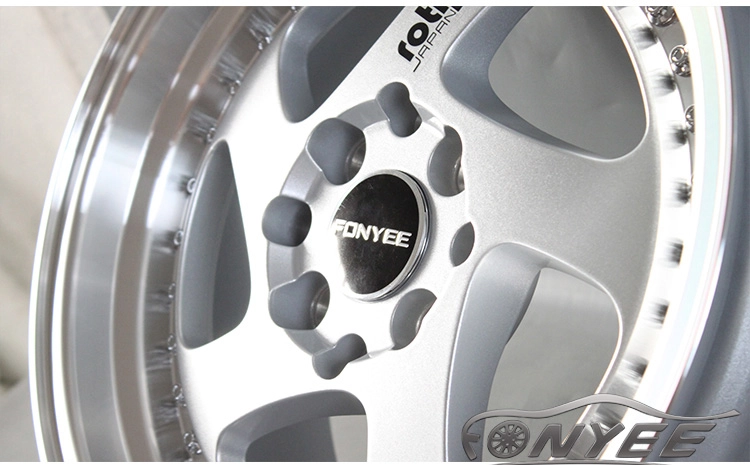 картинка Новые диски Rotiform TMB Flat R16 4х100/114,3 ET25 J8 серебро + полированная полка от магазина  StreetTuning