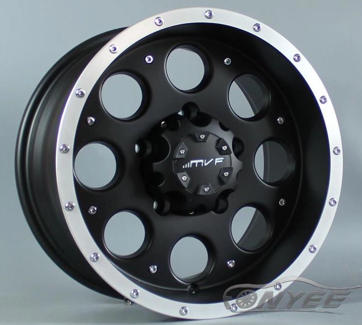 картинка Новые диски MVF-962 R16 6X139,7 ET-25 J8 черный мат + серебро от магазина  StreetTuning