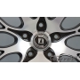 Новые диски DIEWE WHEELS Fina Felgen R18 5X108 ET45 J8 черный мат + серебро