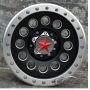 Новые диски XD wheels R16 J8 ET0 5x139,7 черный мат + серебро