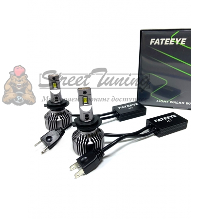 Автомобильные светодиодные лампы FATEEYE F7 Led - H7 6500к, комплект 2 шт