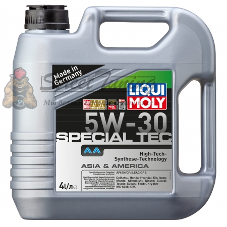 Синтетическое моторное масло Liqui Moly 5W-30 Special Tec - 4 л 