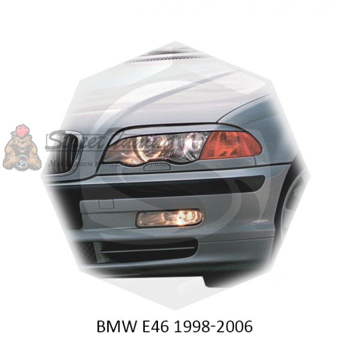 Реснички на фары для  BMW E46 1998-2006г